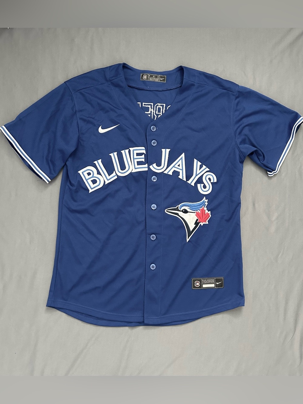 Nike Toronto Blue Jays Vladimir Guerrero J #27  Blue Baseball Jersey stitched M